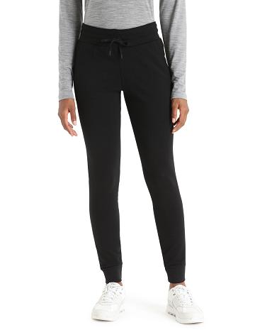 Une pièce Icebreaker Merino Crush Pants Femme Noir | FR 1749OKIR